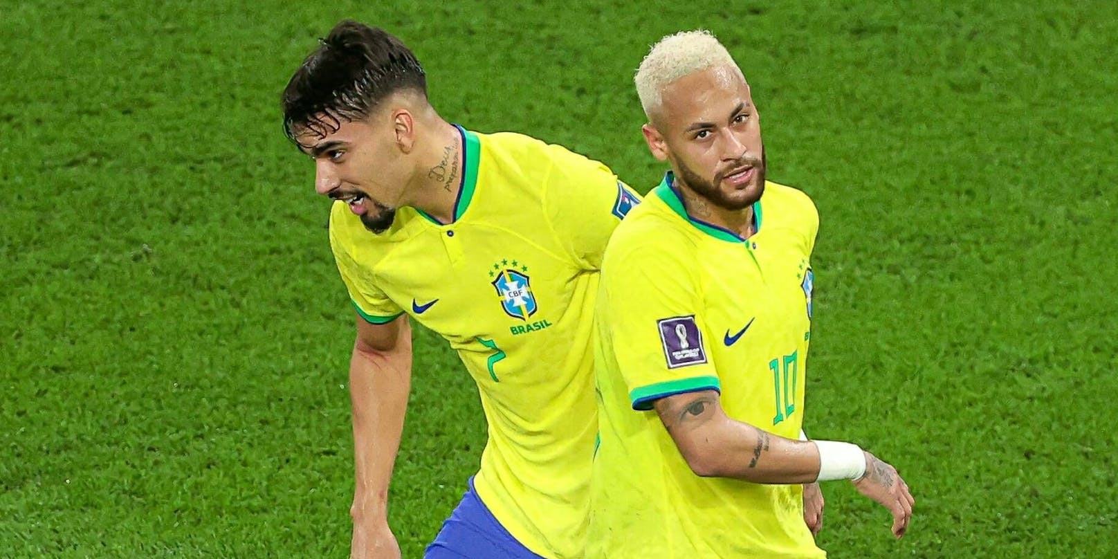 Neymar muss im September auf Kollege Paqueta (l.) verzichte.&nbsp;