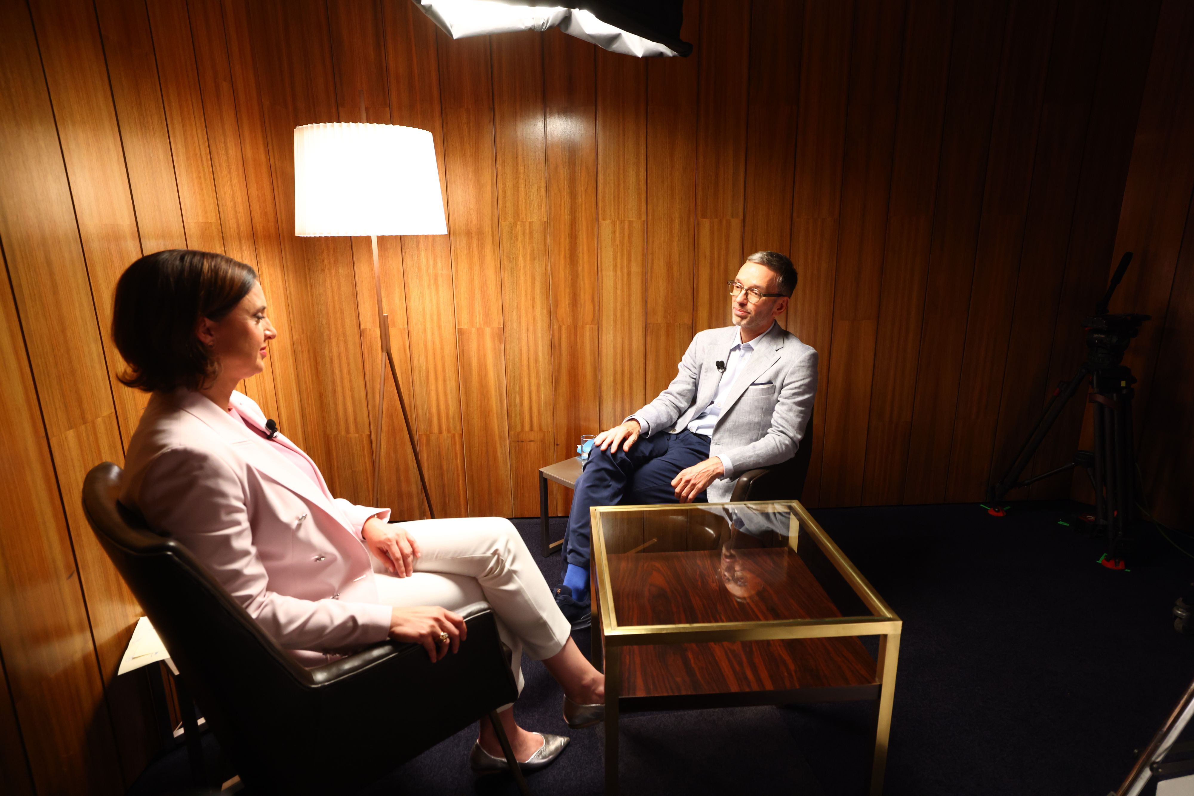 Der FPÖ Chef fühlte sich im Sprechzimmer an den 