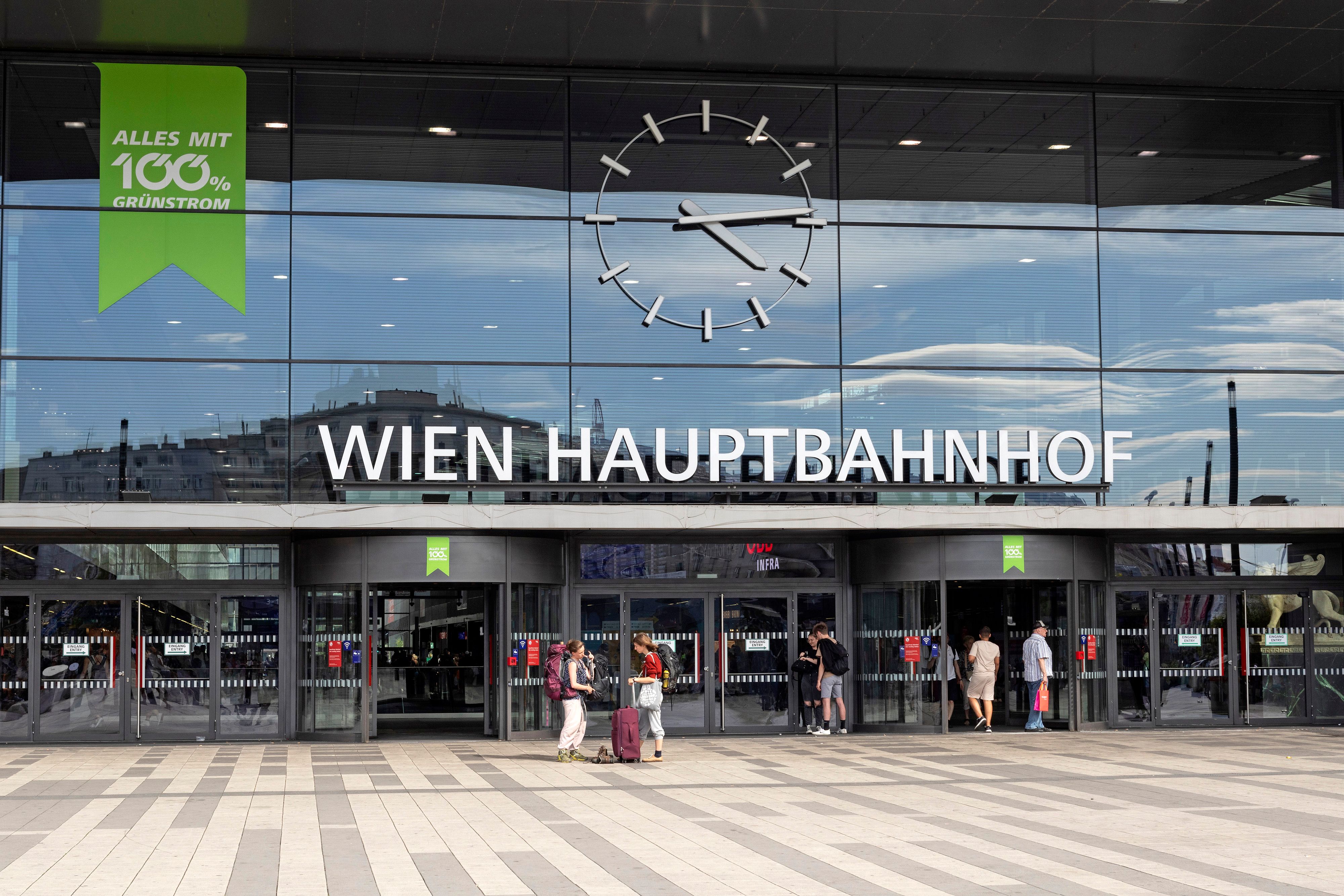 Der Vorfall ereignete sich beim Wiener Hauptbahnhof.