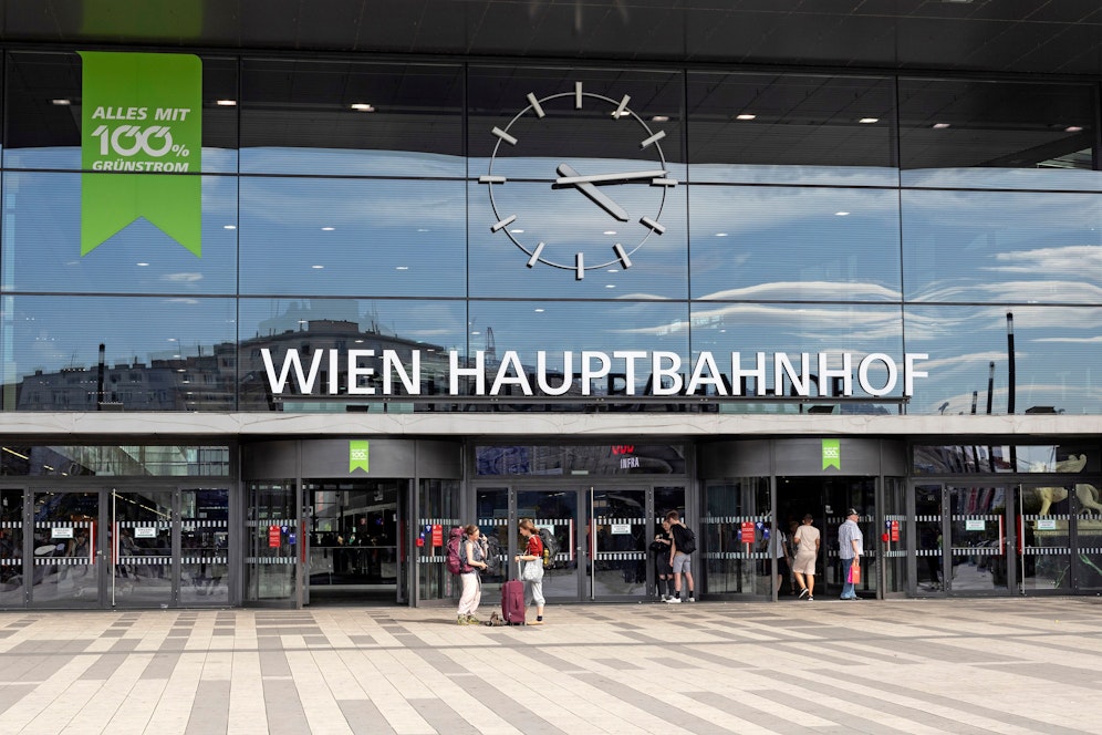 Der Vorfall ereignete sich beim Wiener Hauptbahnhof.