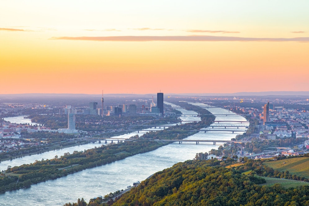 Blick über Wien - erneut sind die Ozonwerte wegen der Hitze in die Höhe geschossen.