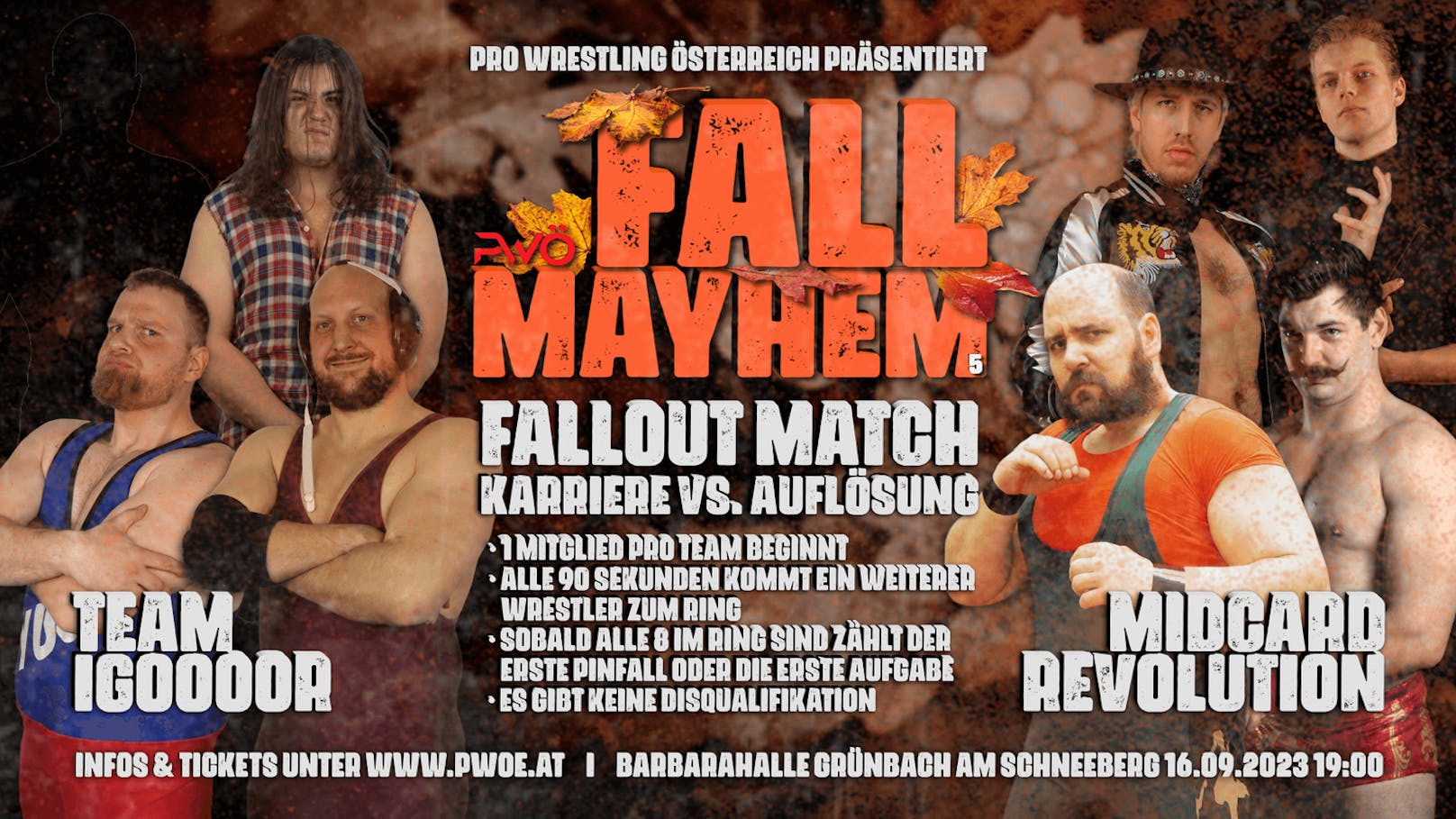 Wrestling-Action am Schneeberg: PWÖ "Fall Mayhem"