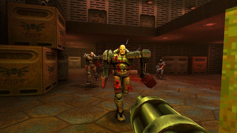 Quake II im Test – ein Remaster für den Kult-Shooter, das zwar die Grafik nicht modern macht, aber andere Qualitäten hat.