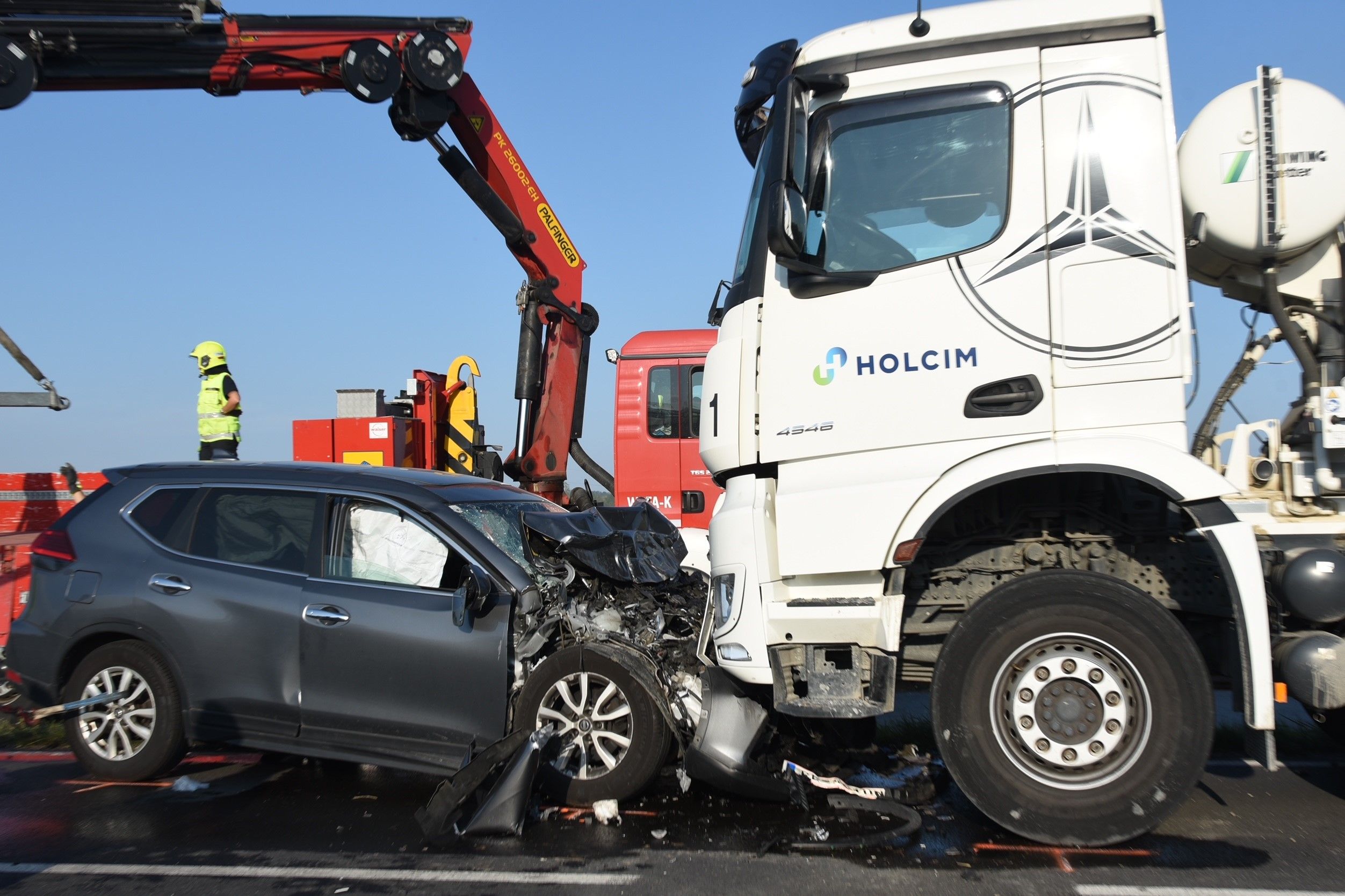 Pkw-Lenker starb bei Crash mit Betonmischer