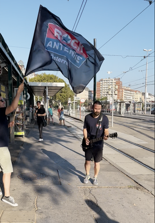 Start und Ziel waren der Wiener Schwedenplatz: Jan lief tapfer seinen 