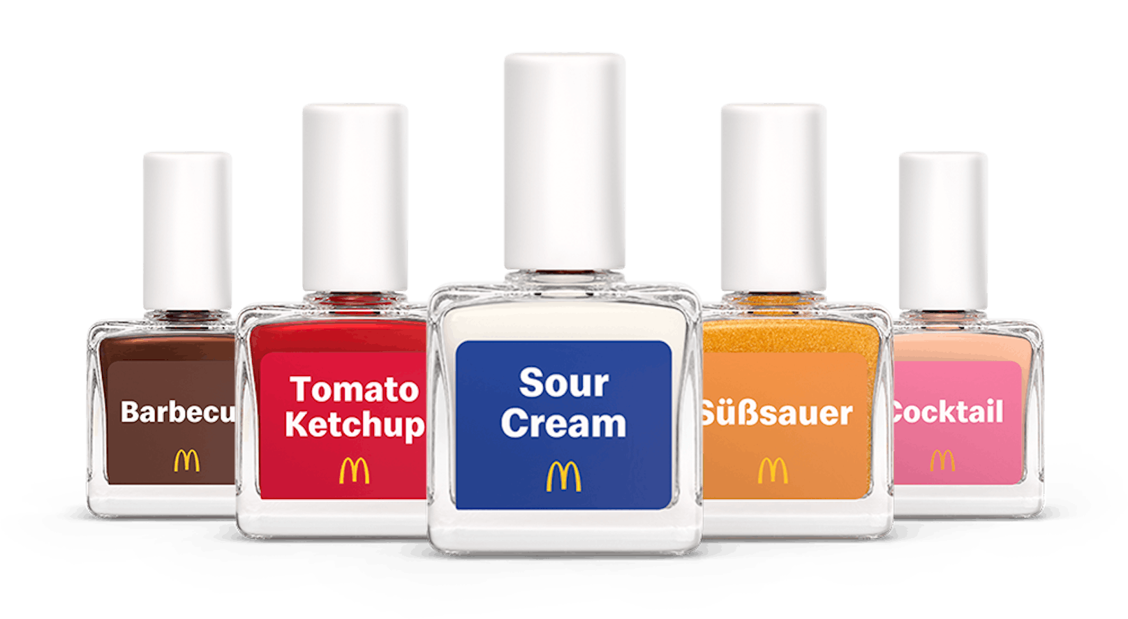Erhältlich sind die fünf streng limitierten Nagellacke ab 29. August in allen McDonald's Filialen in Österreich. Die Farben im Detail: