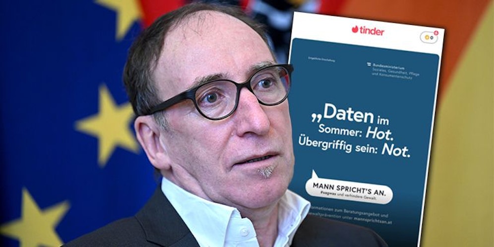 Johannes Rauch wirbt mit seinem Ministerium jetzt auf Tinder.