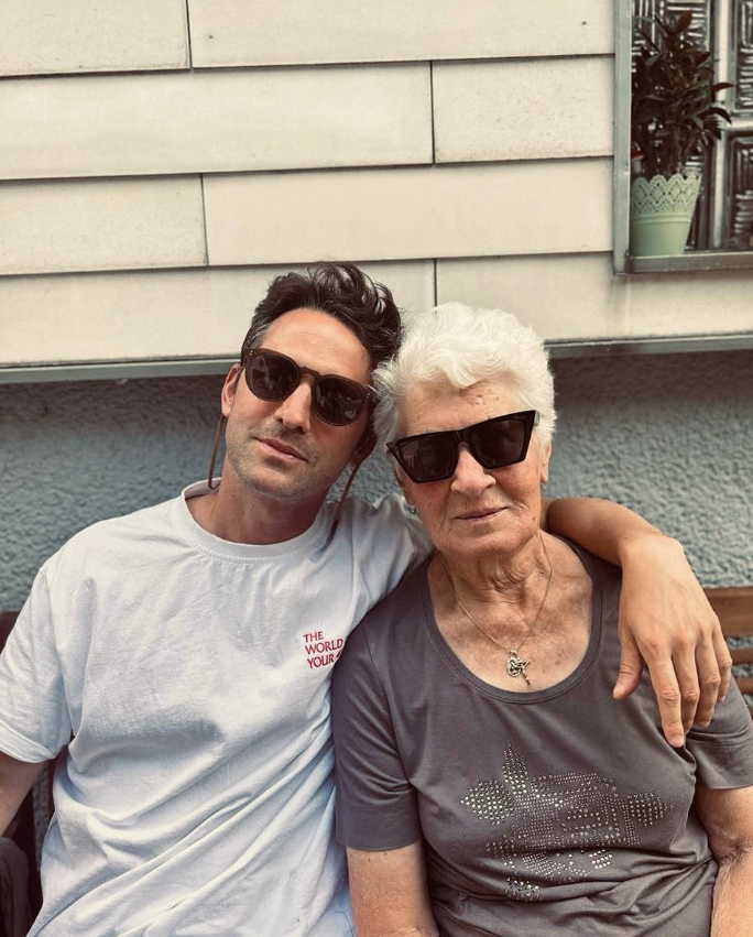 Kumptner bei seiner steirischen Oma.