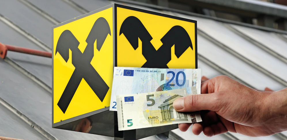 Die Bank zog 25,44 Euro Bearbeitungsgebühr ab.