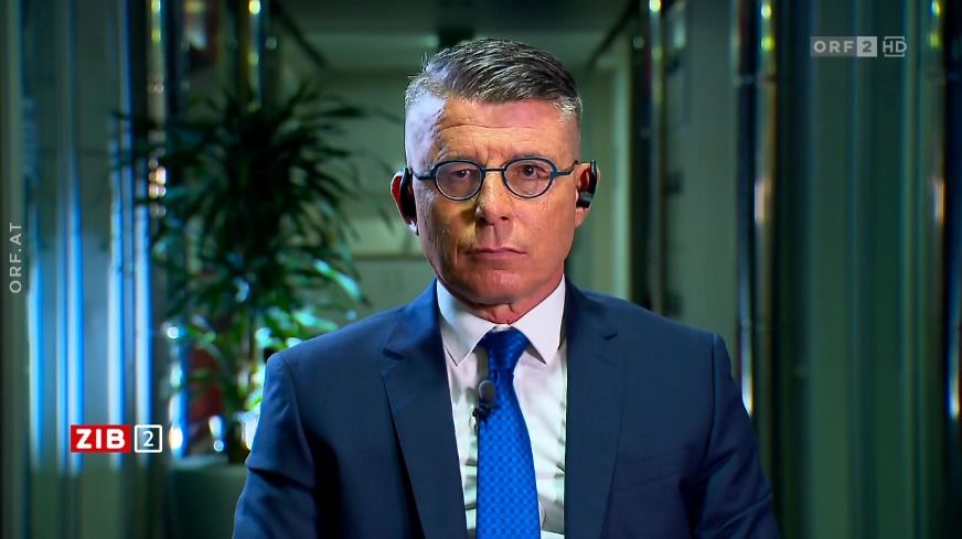 Russland-Experte Gerhard Mangott in der ORF-"ZIB2" am späten Mittwochabend.