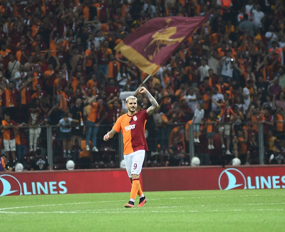 Mauro Icardi trifft für Galatasaray Istanbul in Molde. 