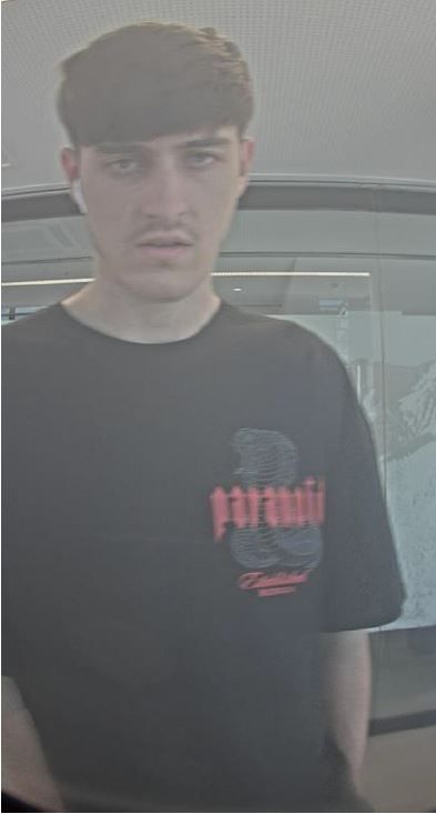 Dieser junge Mann soll schweren Diebstahl begangen haben. 