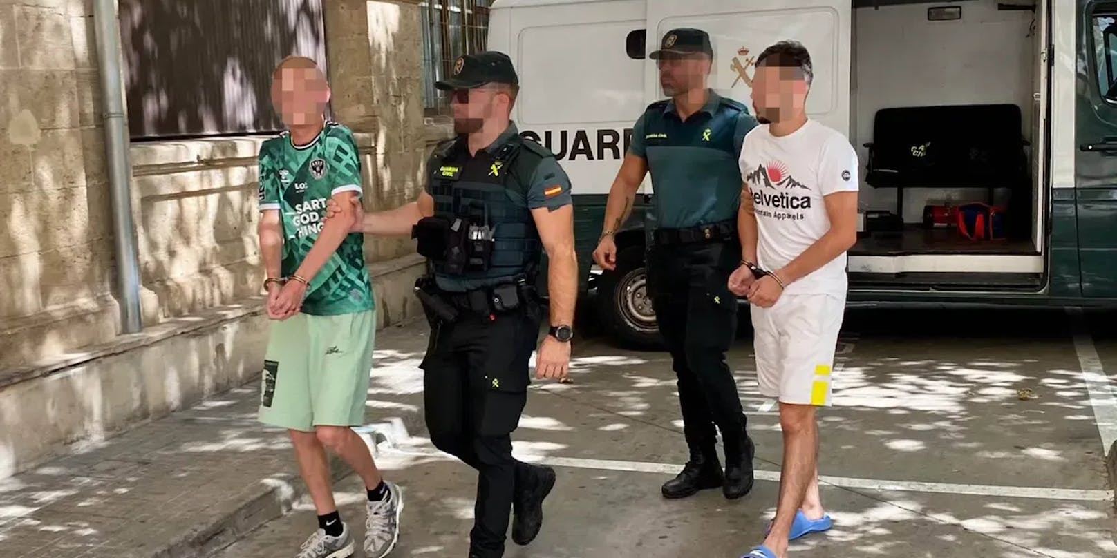 Sechs der mutmaßlichen Täter befinden sich derzeit in Spanien in U-Haft, zwei weitere wurden vor einigen Tagen in Frankreich verhaftet.
