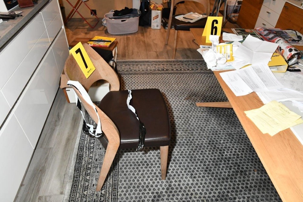 Hier wurde das Opfer gefesselt, bedroht und geschlagen.