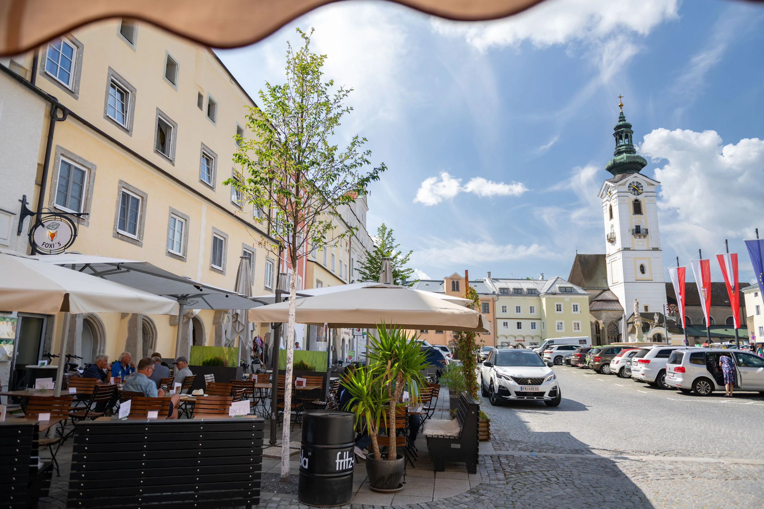 Hopfenbuchen am Freistädter Hauptplatz