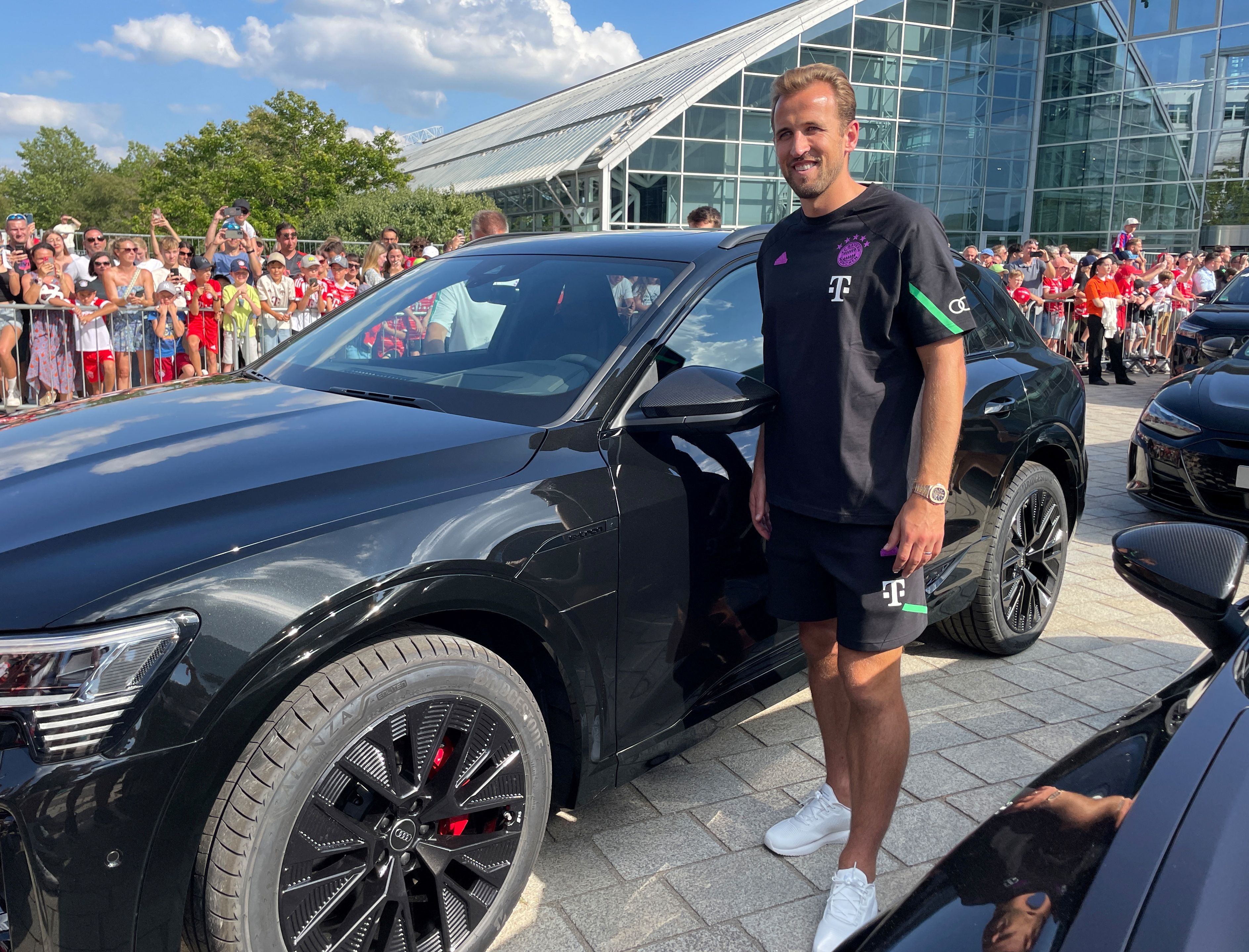 Harry Kane und sein neue Audi