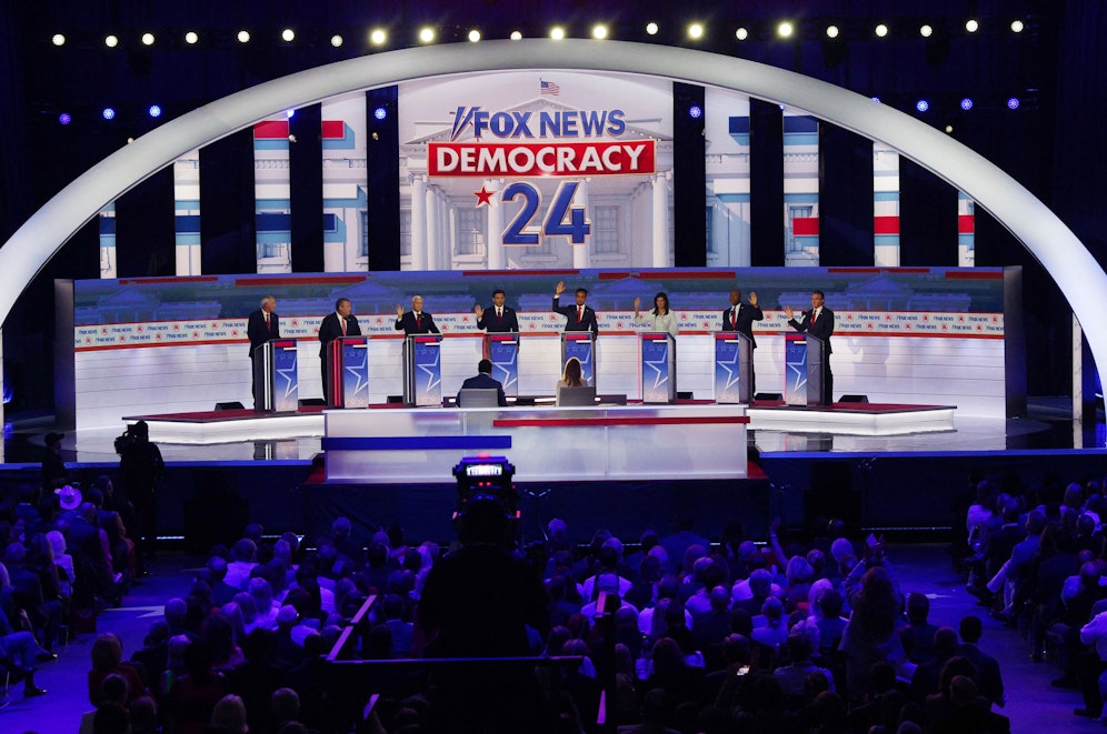 Die erste große Debatte im parteiinternen Rennen der US-Konservativen um die Kandidatur für das Amt des Präsidenten. 