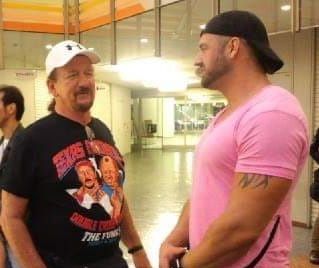 Terry Funk mit "Bambikiller" Chris Raaber