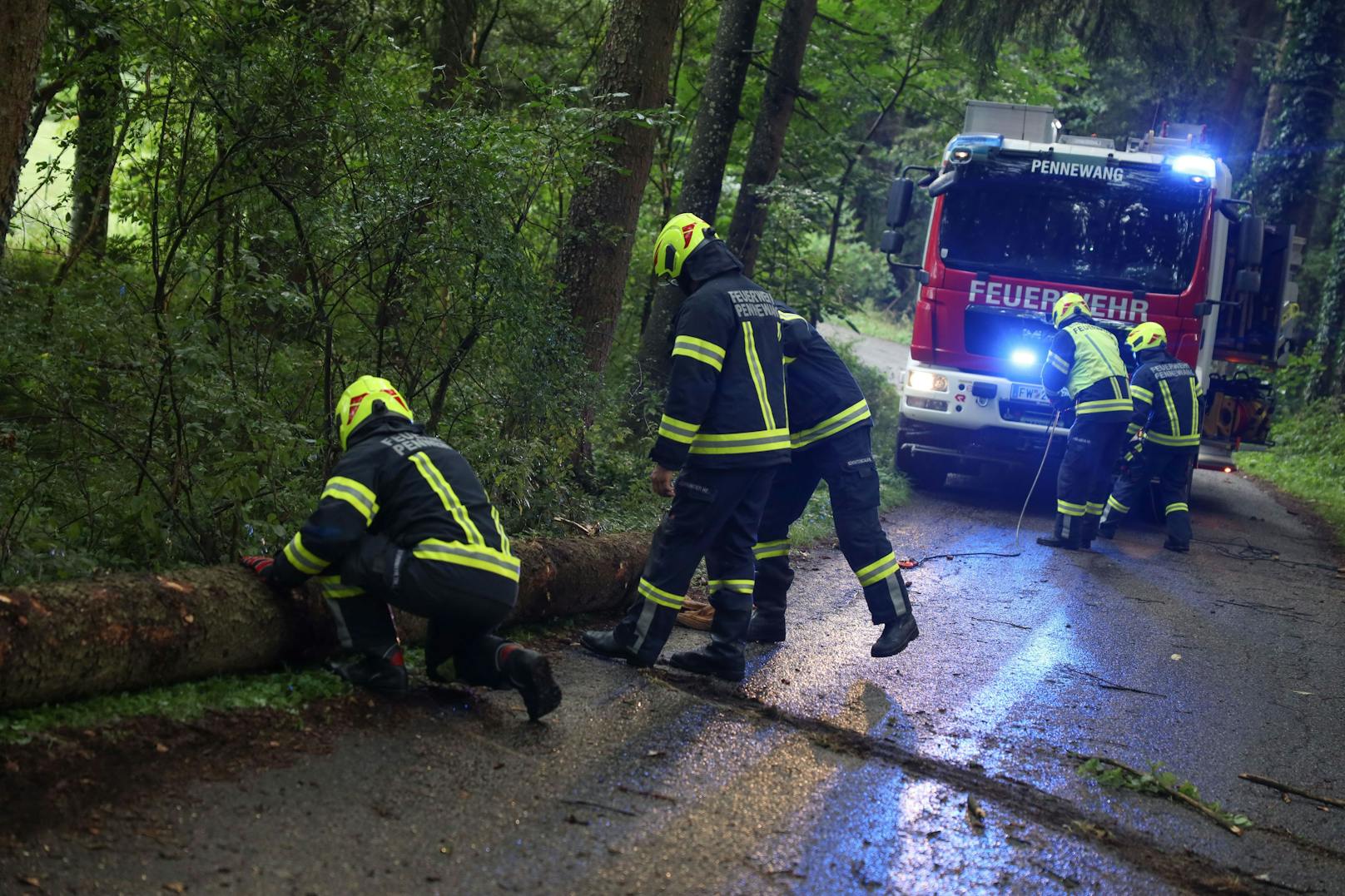 Die Einsatzkräfte waren ordentlich gefordert.