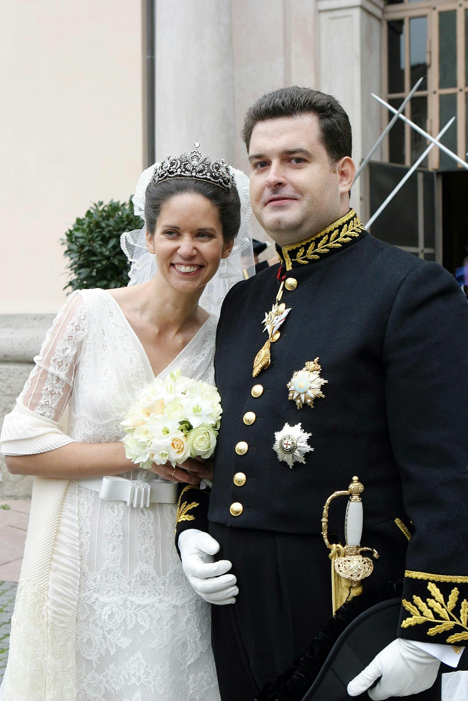 Prinzessin Marie-Therese von Hohenberg und Anthony Bailey.
