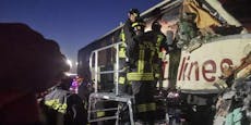 Schwerer Busunfall in Italien mit Dutzenden Verletzten