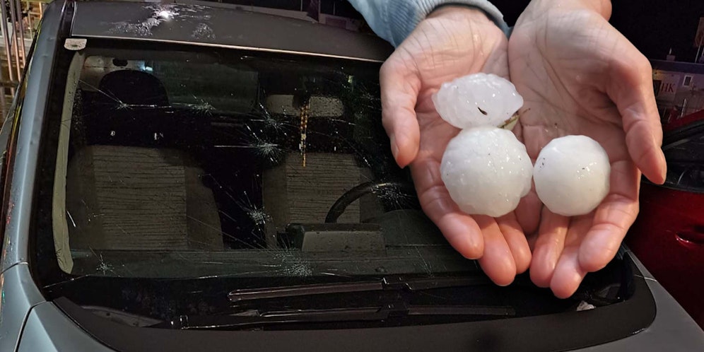 Zuletzt gab es im Innviertel starken Hagel, auch am Montag wird davor gewarnt. Das Bild zeigt Unwetter zuletzt in der Steiermark.