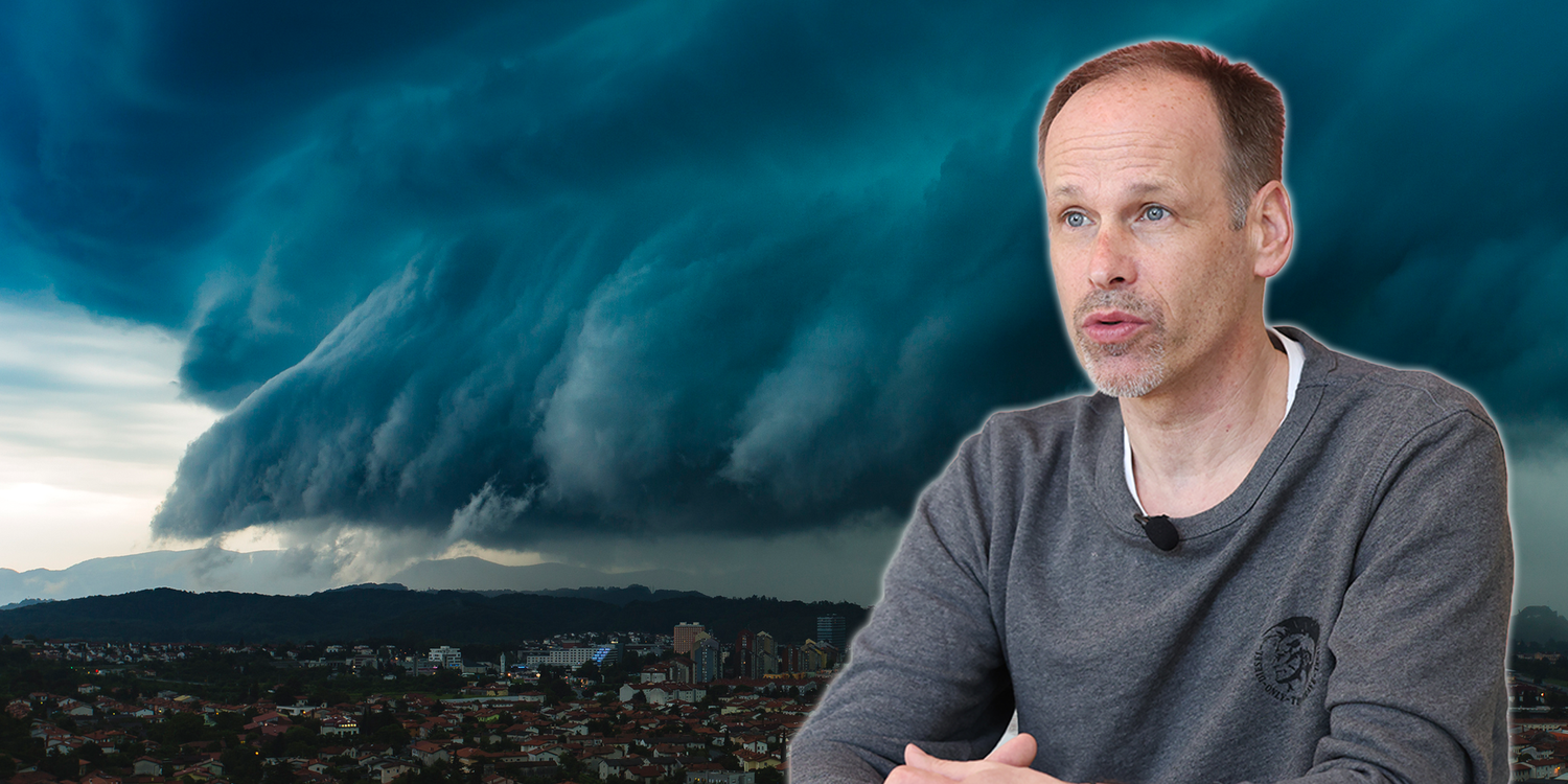 "ACHTUNG!", warnt der ORF-Meteorologe. 