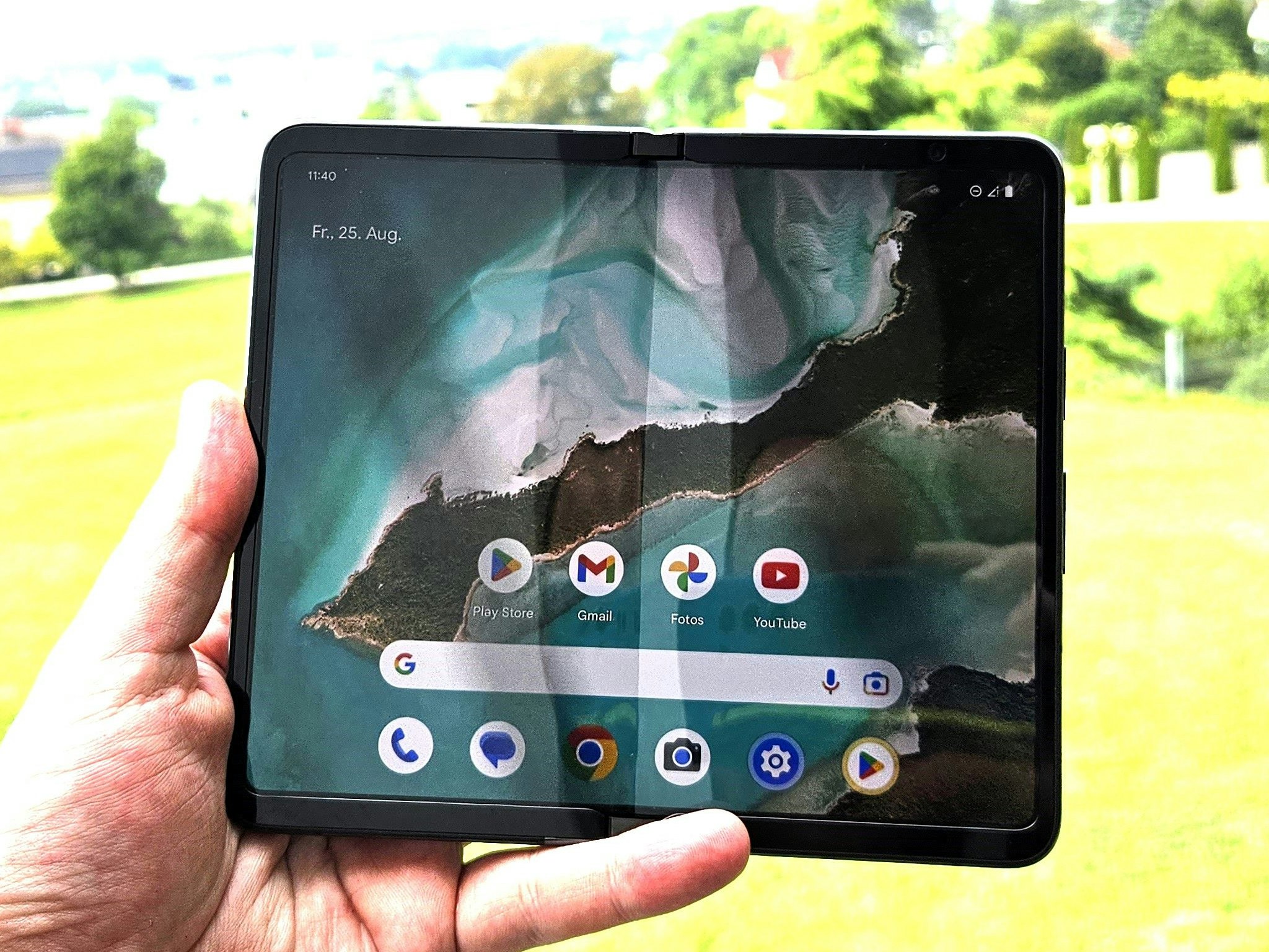Das Google Pixel Fold überzeugt – auch mit einem ganz speziellen Display-Format.
