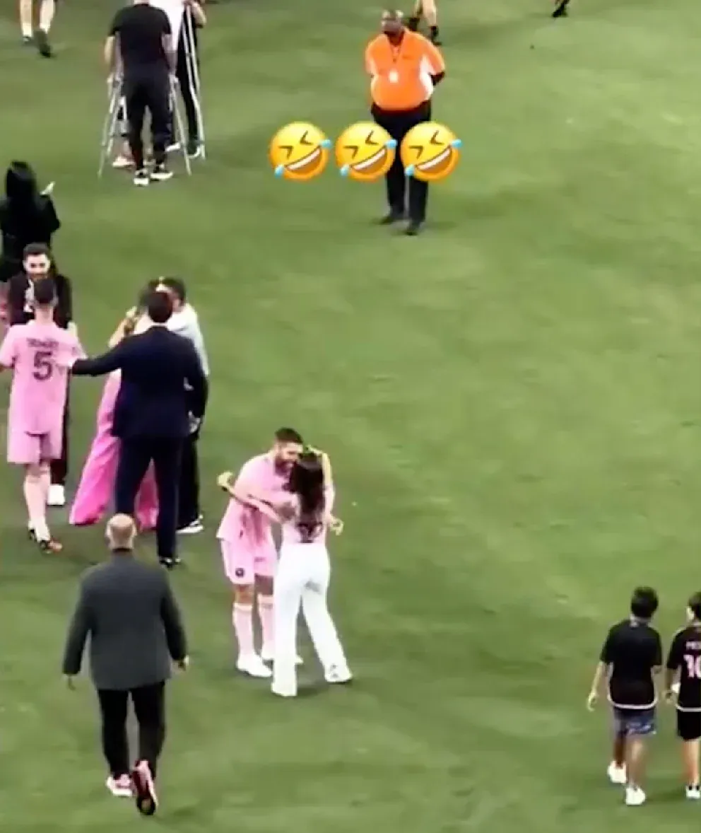 Jordi Alba und Antonella.