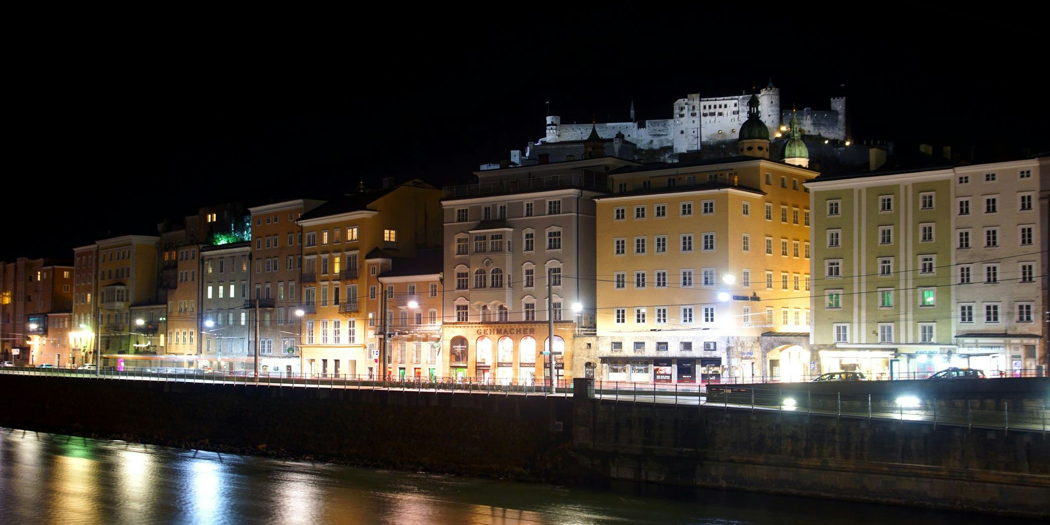 Zu wüsten Szenen kam es am Salzburger Rudolfskai.