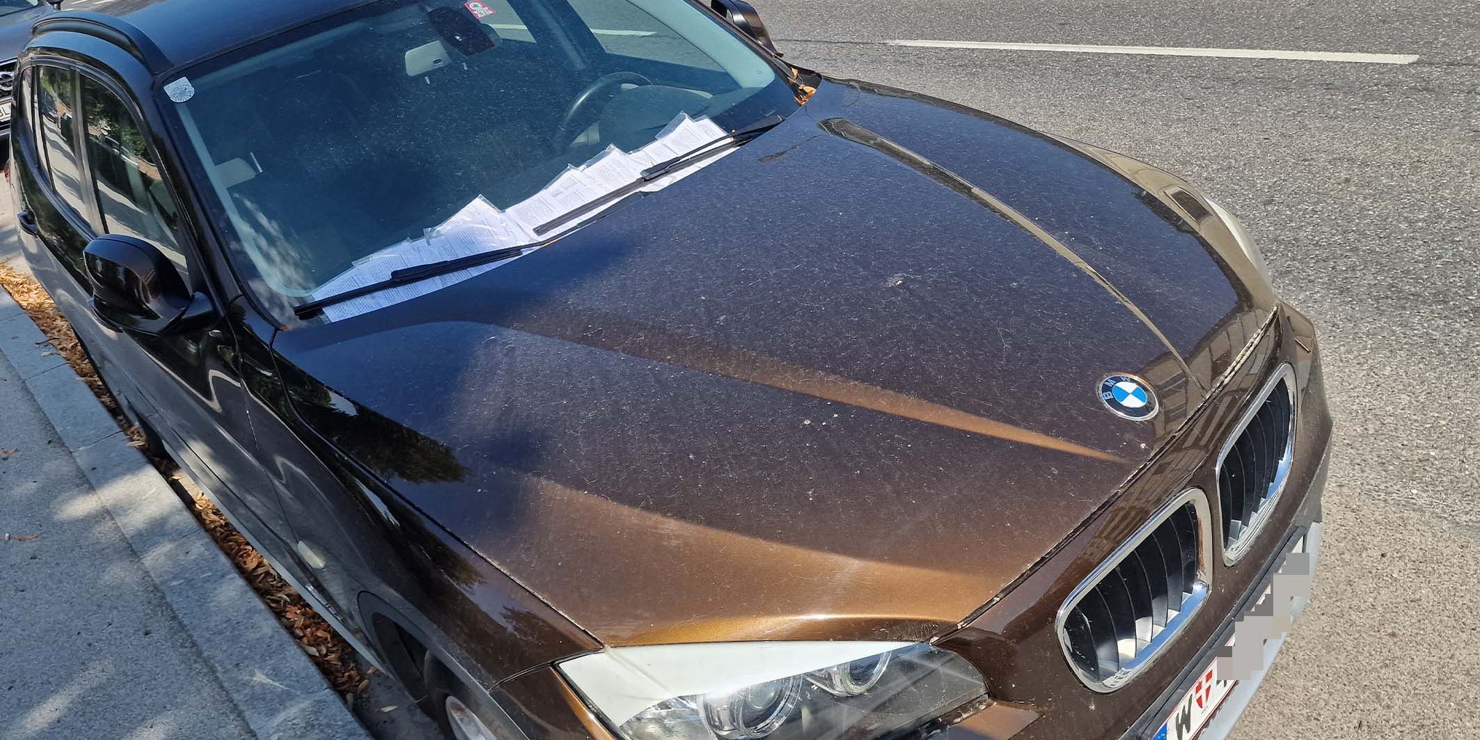 Die Anzahl der Strafzettel erhöht sich von Tag zu Tag.