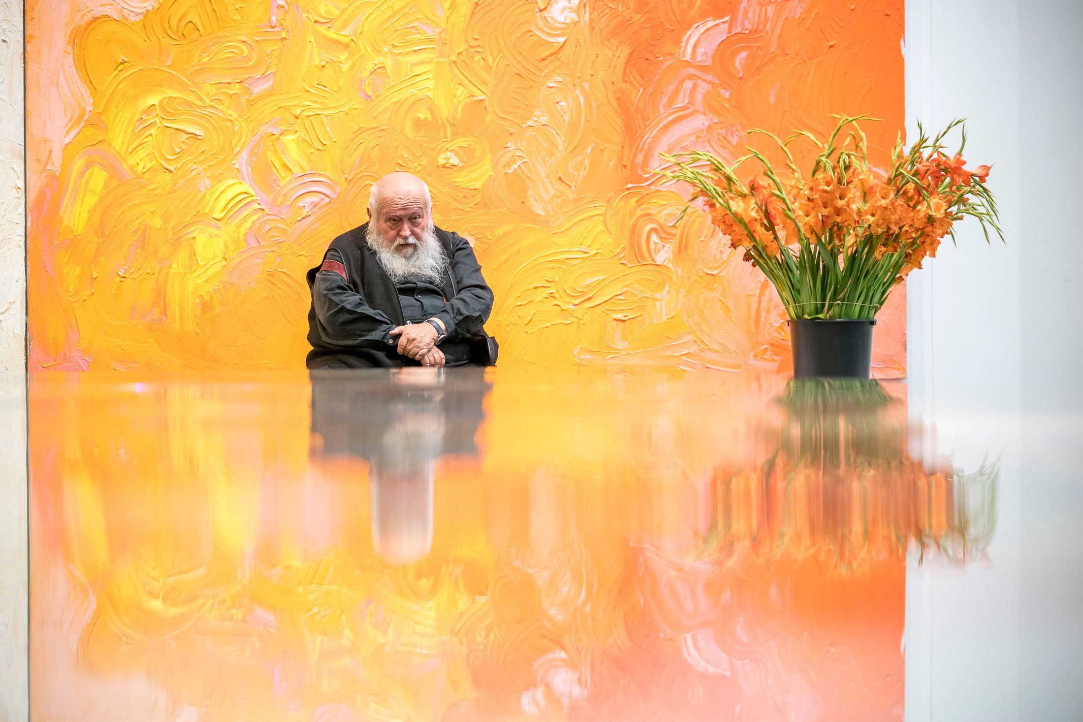 Hermann Nitsch hätte am 29. August seinen 85. Geburtstag gefeiert. Am Freitag ehrt ihn seine Frau mit einer neuen Ausstellung.&nbsp;