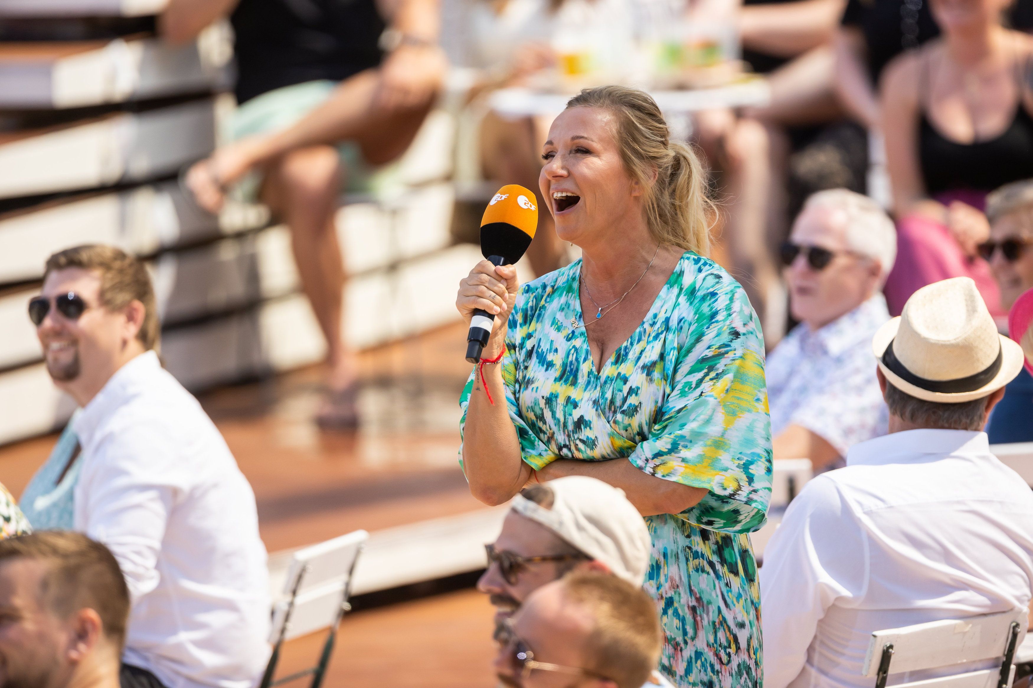 Moderatorin Andrea Kiewel.