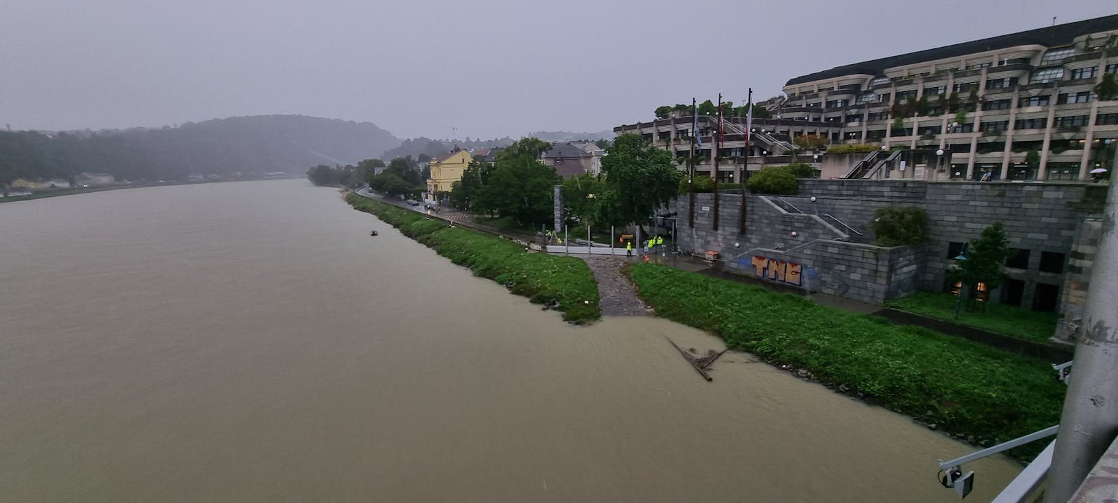 Der Fluss führt jetzt deutlich mehr Wasser.