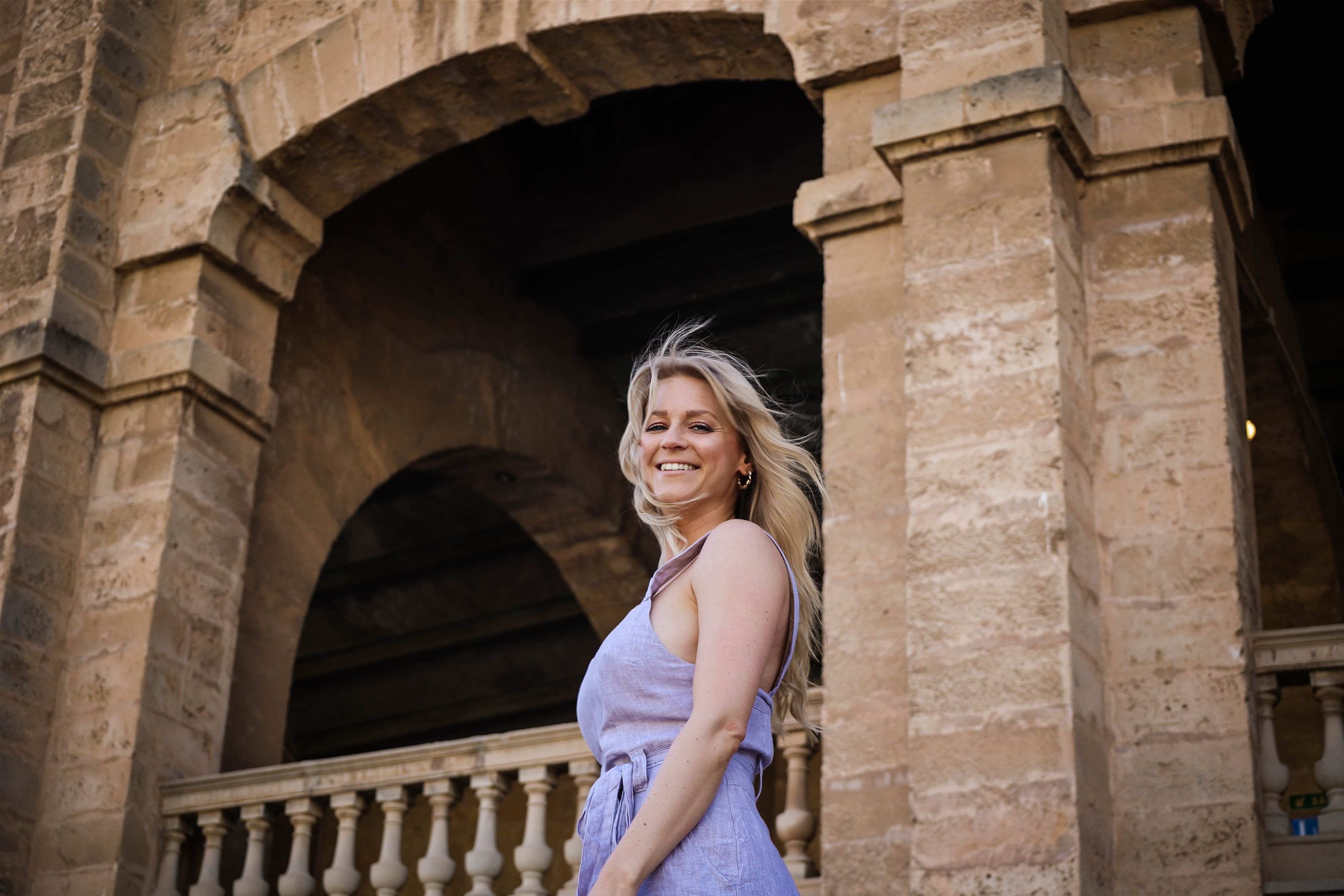 Sängerin <strong>Julia Lindholm</strong> vor ihrem Auftritt bei 