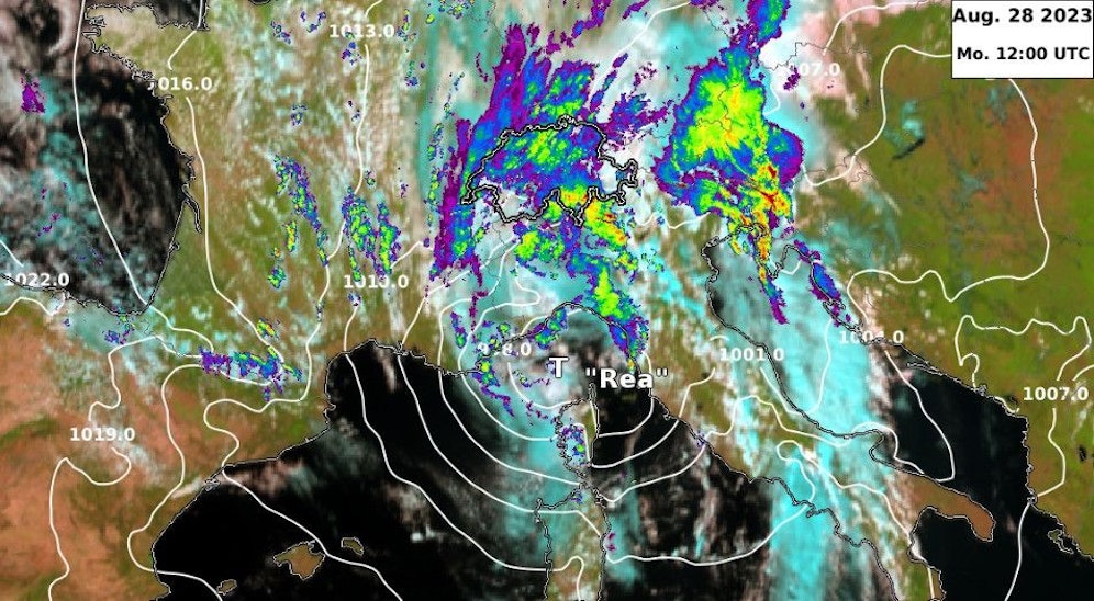 Das Tief mit dem Namen Rea, das sich über dem Golf von Genua bildete, hat Österreich und weiteren Ländern viel Regen gebracht.