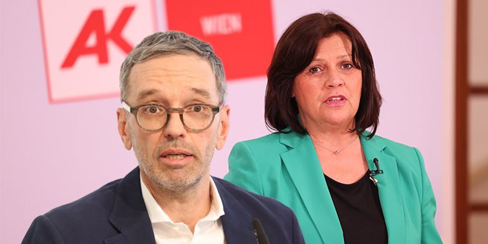 Herbert Kickl will die Pflicht-Mitgliedschaft in der Arbeiterkammer (hier Präsidentin Anderl) beenden.