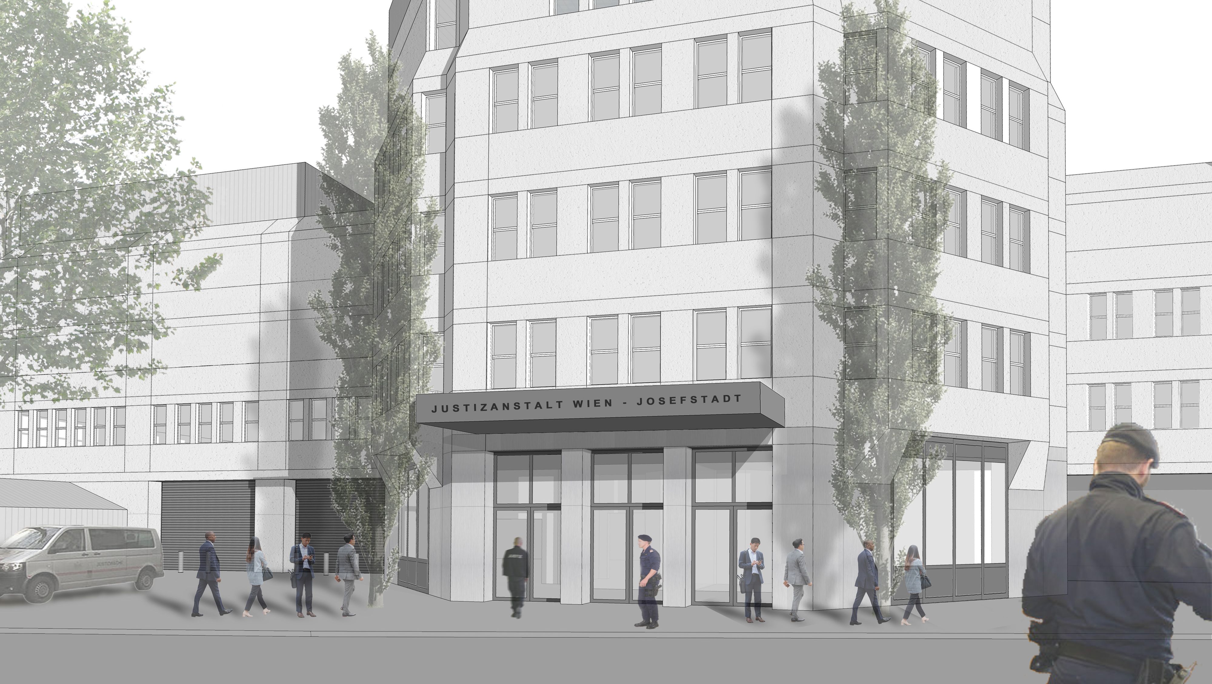 So soll der neue Eingang aussehen.