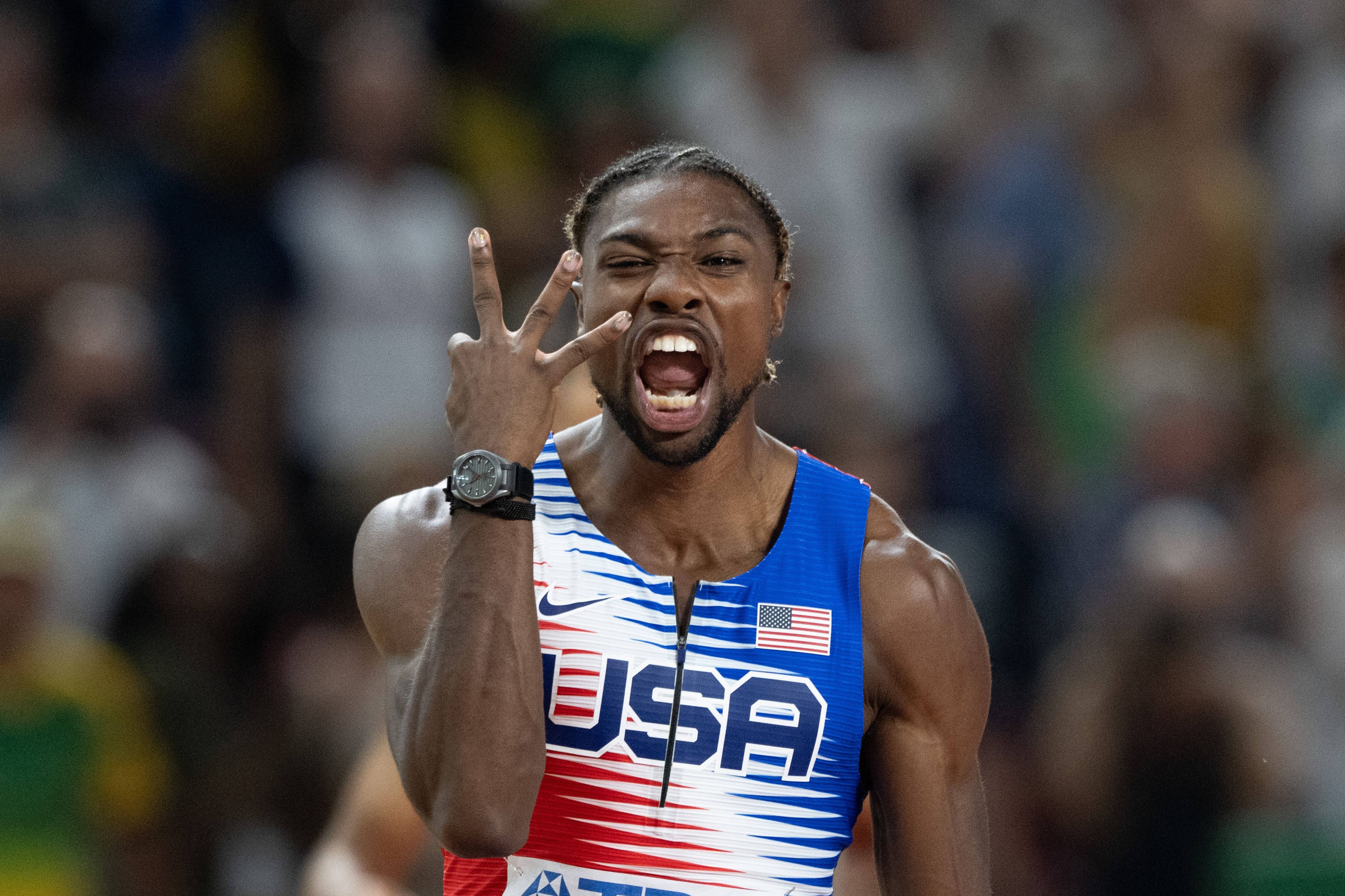 Noah Lyles kritisiert Basketball-Stars. 