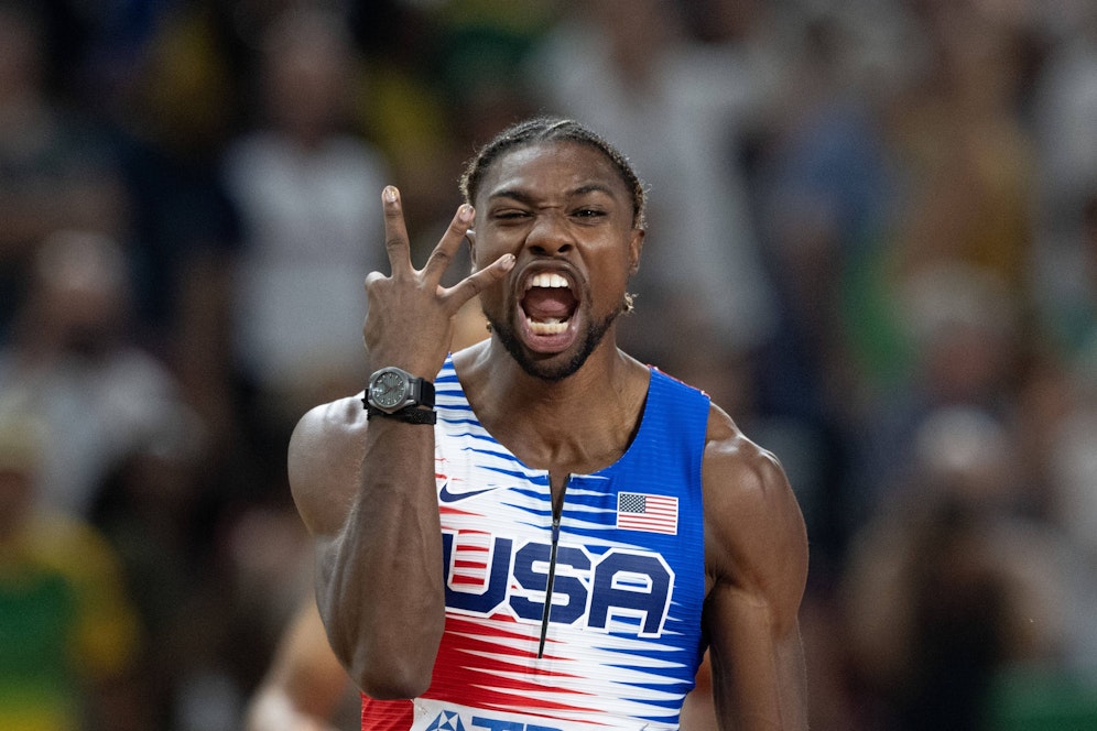 Noah Lyles kritisiert Basketball-Stars. 