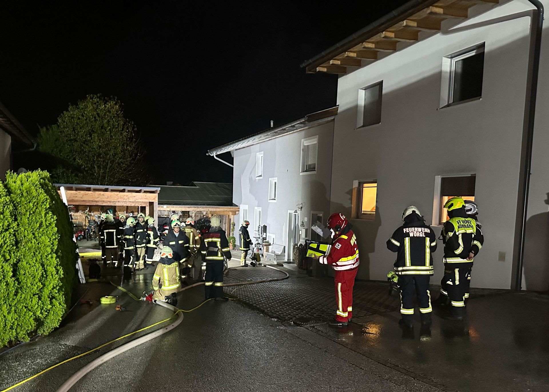 Die Feuerwehr war rasch vor Ort.