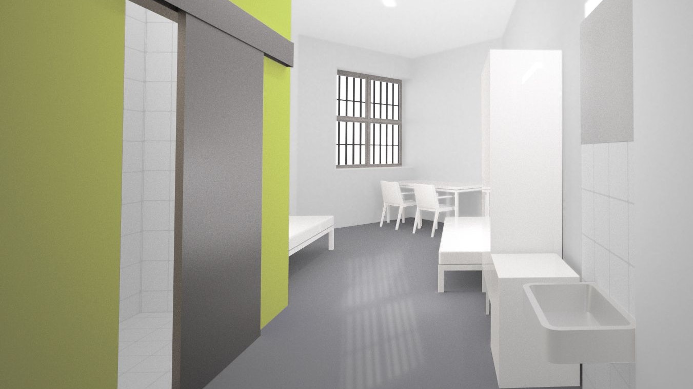 Die Zellen werden verschönert – und etwas bunter. 