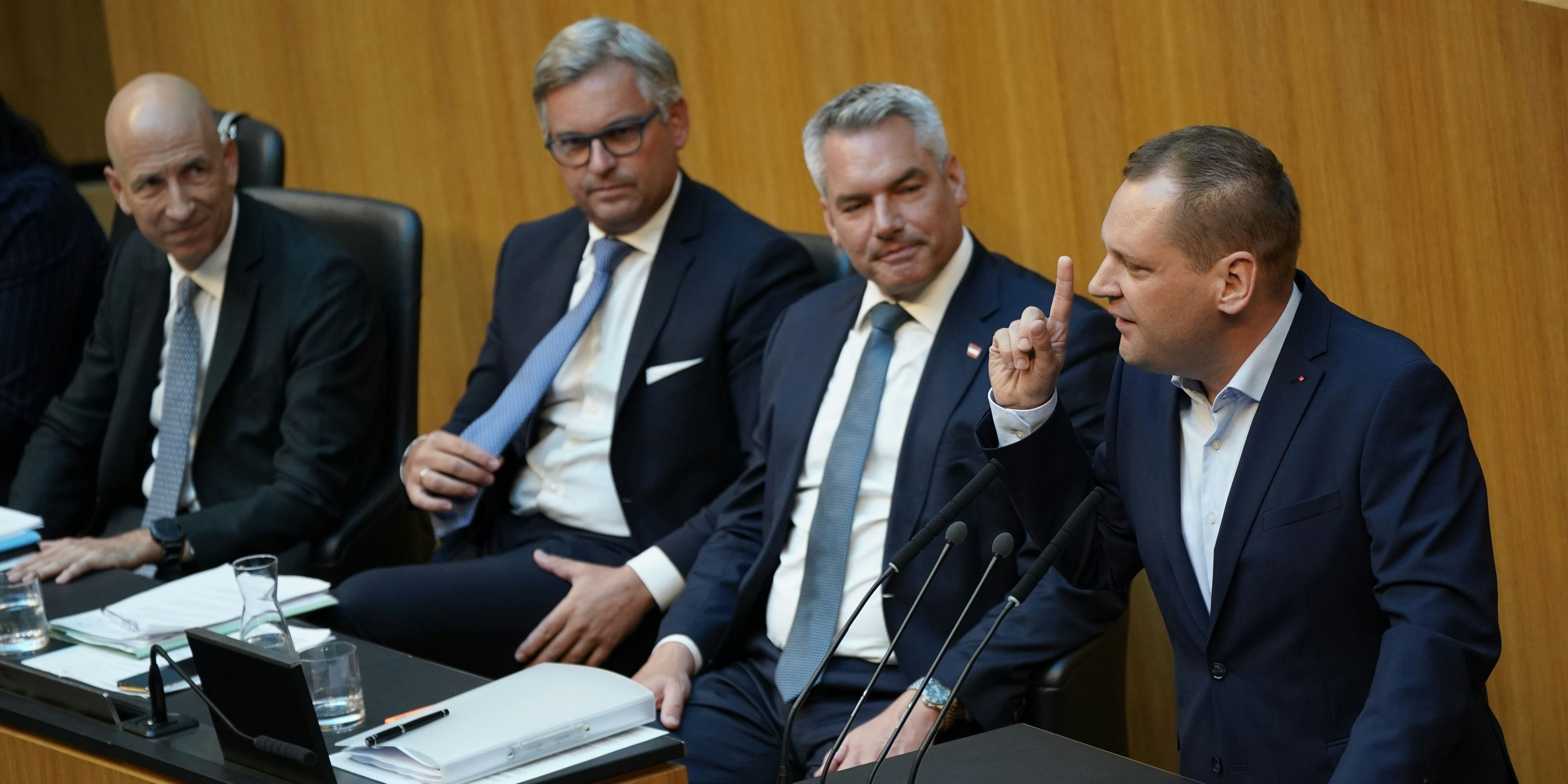 Nationalrat: Sondersitzung zur Teuerung am 30. August 2023.