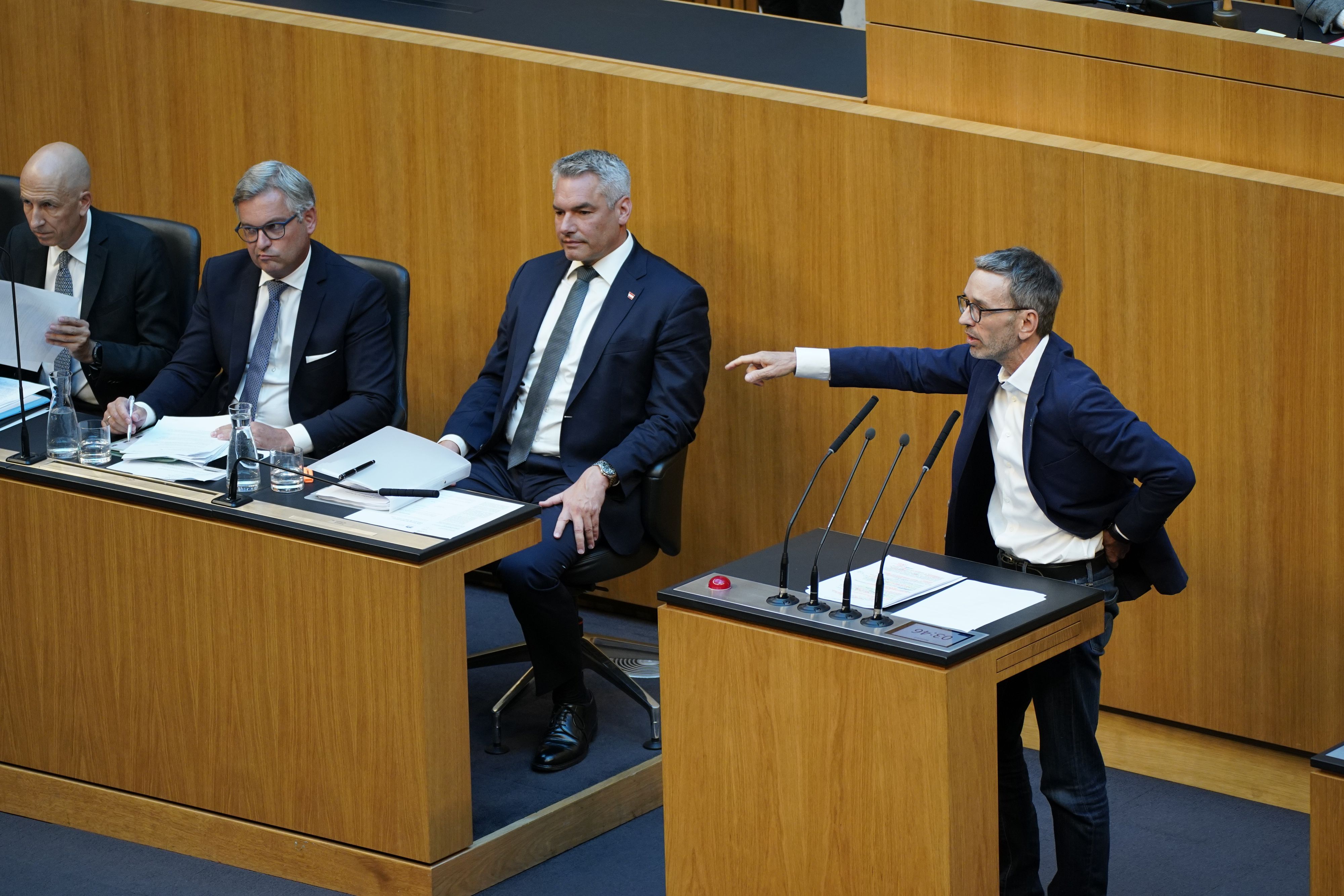 Obwohl es um die Teuerung gehen sollte wurde mehr über das politische Gegenüber gesprochen.&nbsp;