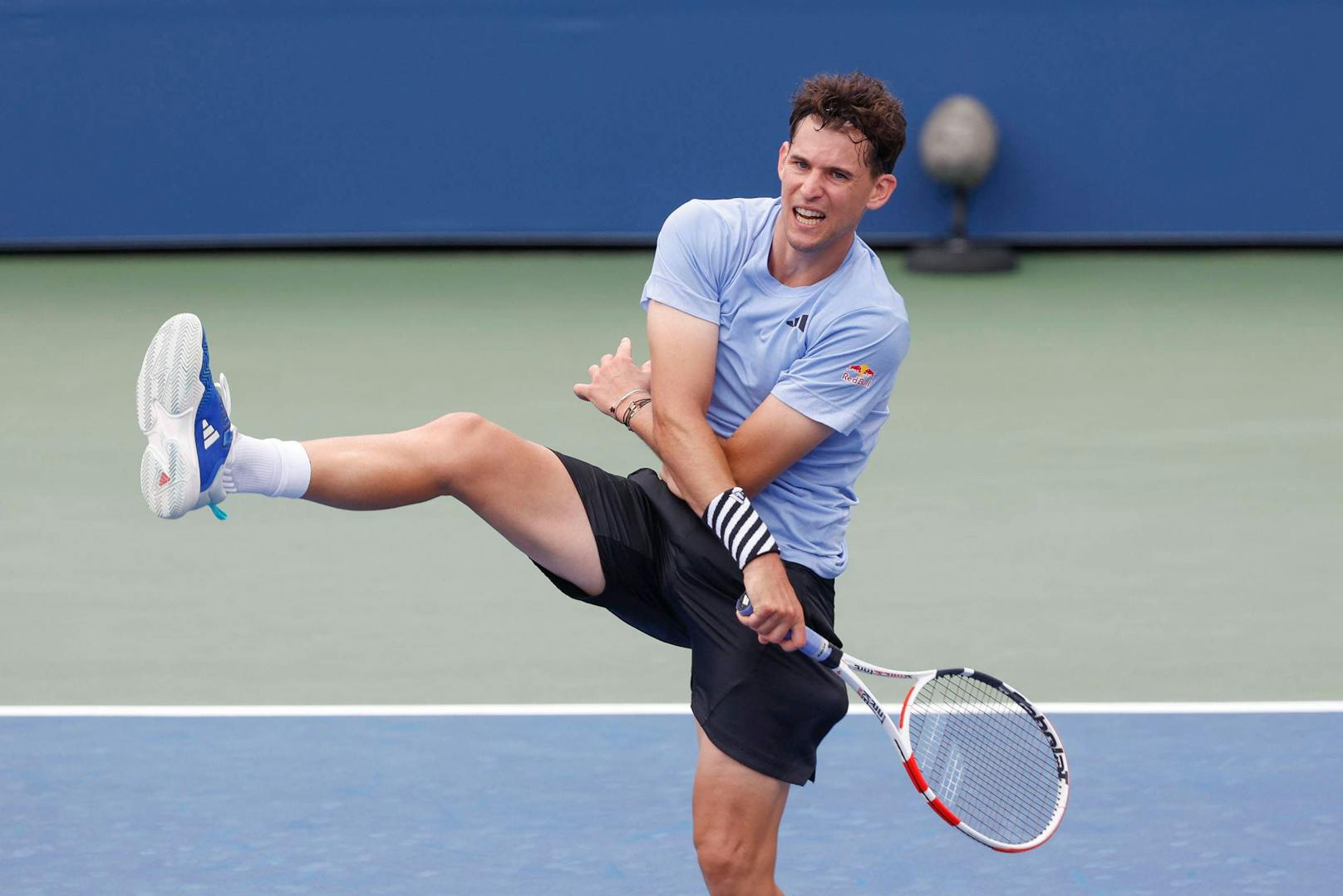 Dominic Thiem bricht die US Open ab.