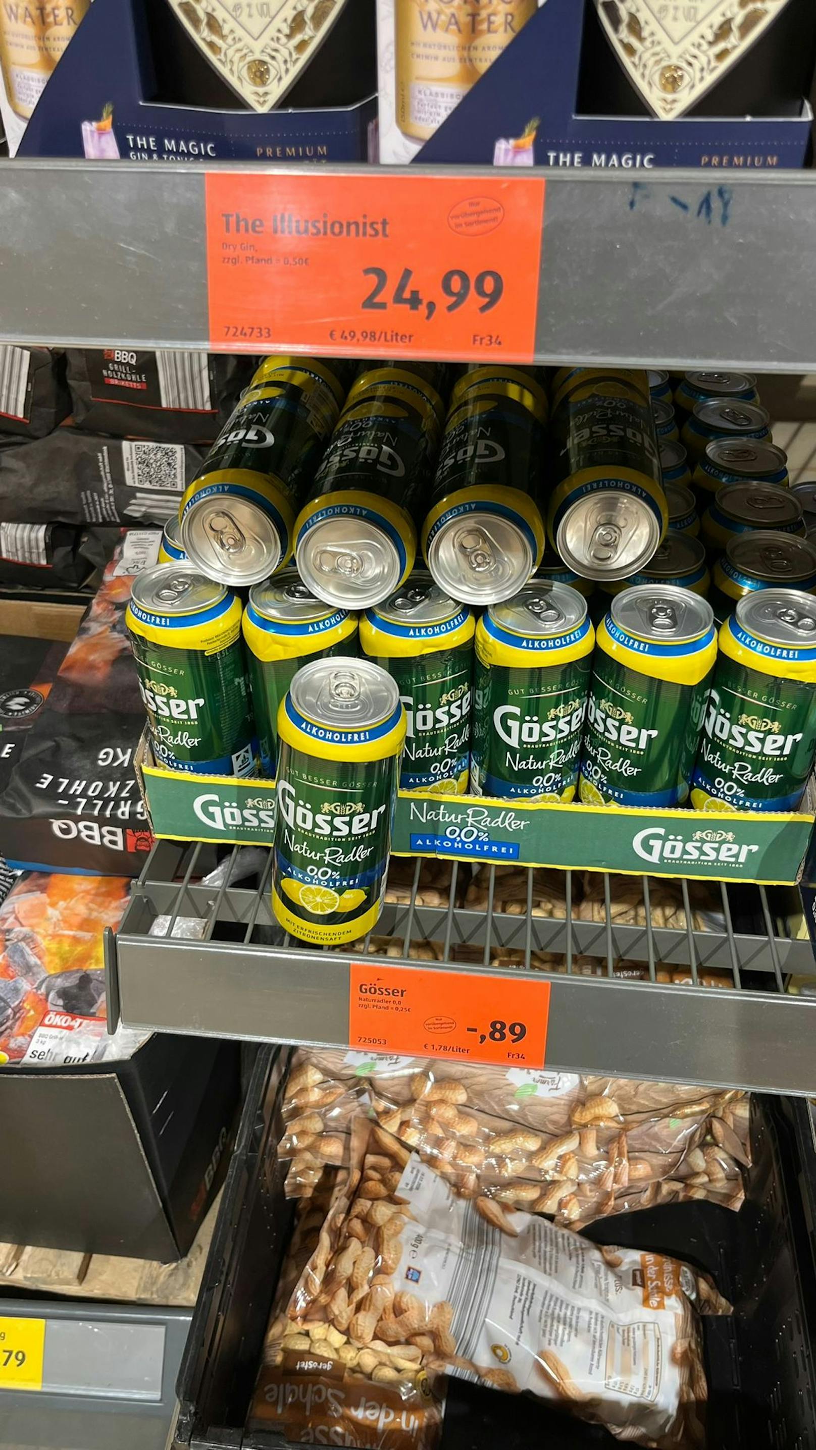 Anders in Österreich. Das gleiche Produkt kostet 1.49 Euro