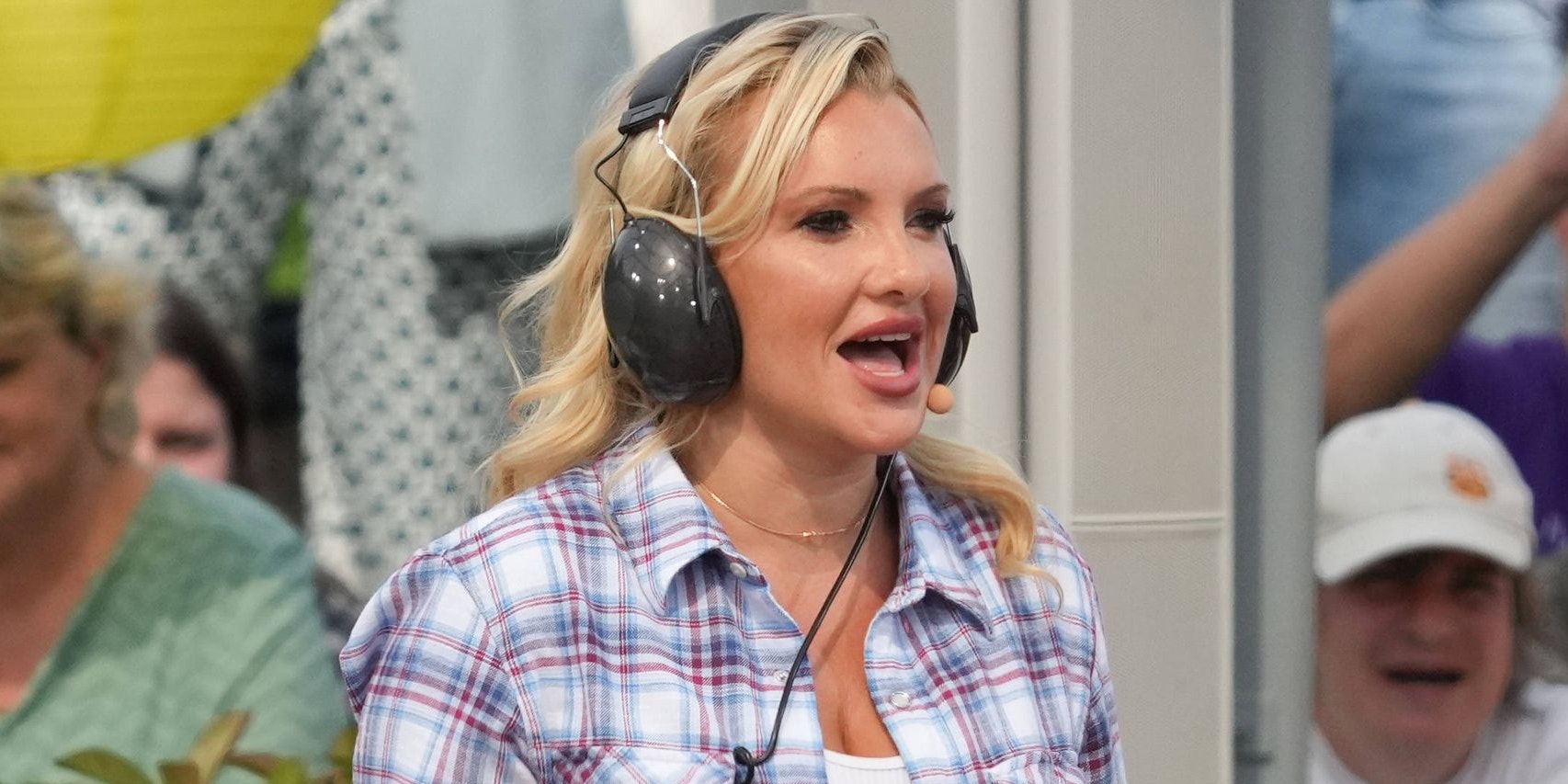 Dieser Auftritt wird Evelyn Burdecki wohl länger in Erinnerung bleiben.
