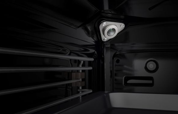 Die Kamera filmt, welche Speisen gerade zubereitet werden.