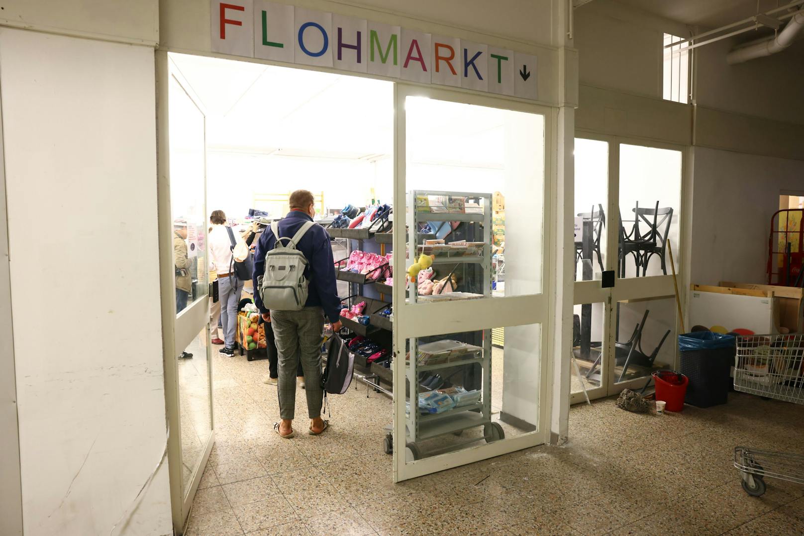 Auch einen Flohmarkt bietet der Samariterbund an.