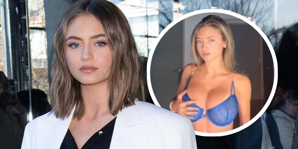 Leni Klum zeigt ihre neuen Dessous.